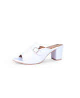 Ladies Heel white Chappal 01344
