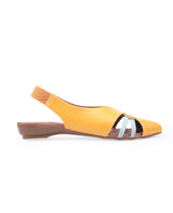 ladies Heel yellow sandals 01508
