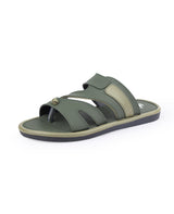 Men's green chappals 03032