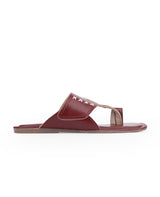 men's kolhapuri brown chappals 03035