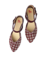 ladies flat cherry sandals 04711