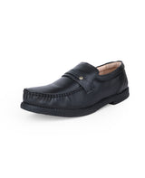 Men's leather loafer black Shoes 05003