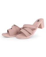 LADIES HEEL PEACH CHAPPAL 05721