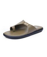 Ladies Flat Green Chappals 05814
