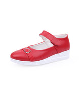 Girls belly red shoes (5 Years to 12 year) 05942