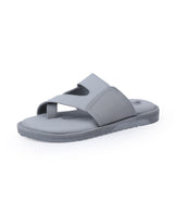 Men's gray chappals 07670