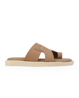 men's tan color chappals 07671