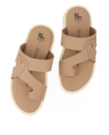 men's tan color chappals 07671