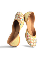 LADIES BEIGE JUTTI 07854