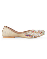 LADIES BEIGE JUTTI 07854