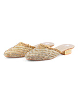 LADIES GOLDEN MULES 08477