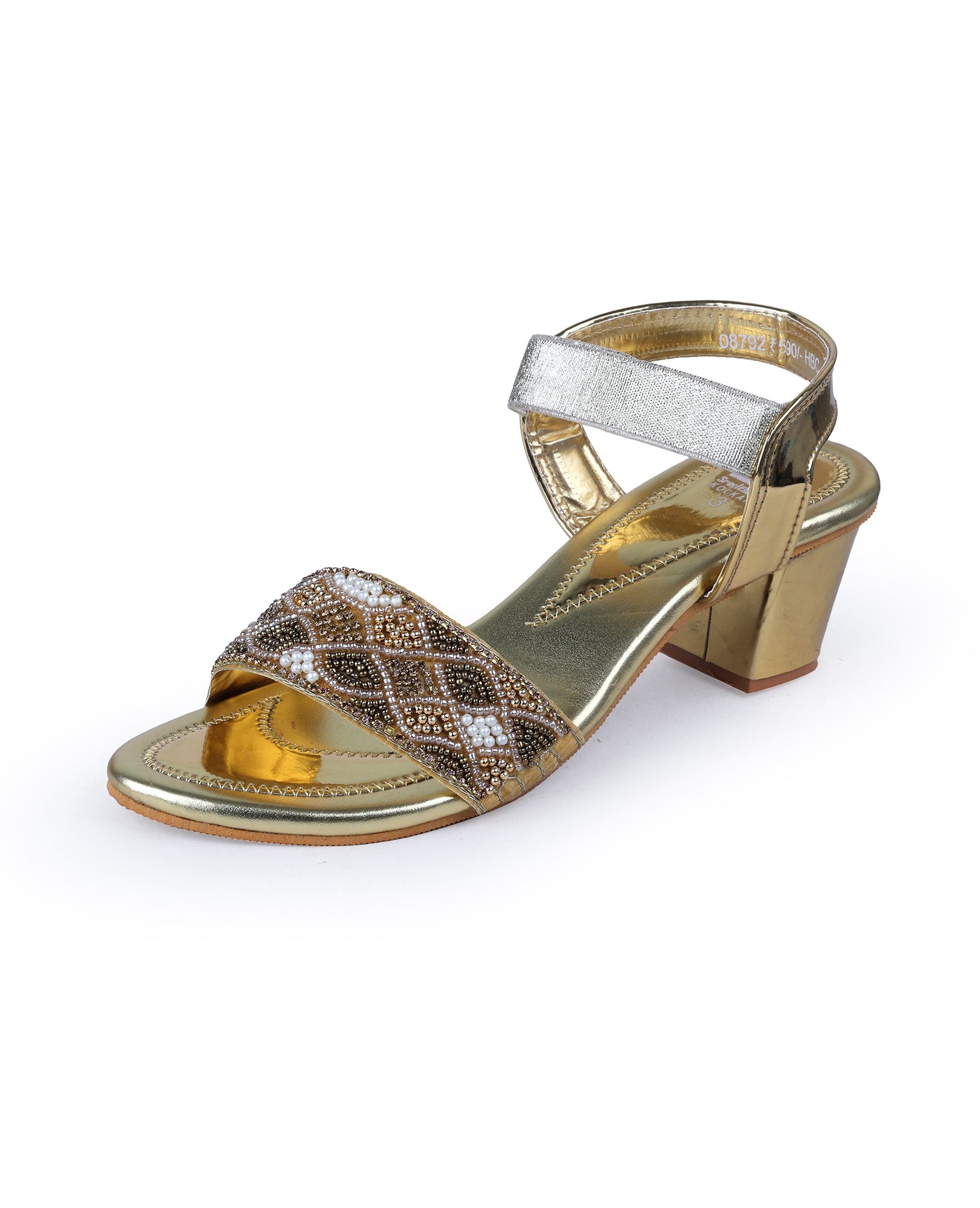 LADIES HEEL SANDAL 08792 – Sreeleathers Ltd