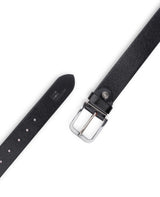 MEN's LEATHER BLACK BELT 09234
