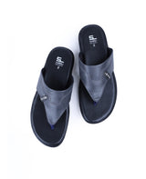 Men's gray Chappals 09708