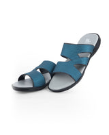 Men's teal chappals 09726