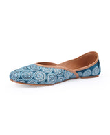 LADIES BLUE JUTTI 100874