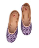 LADIES PURPLE JUTTI 100876