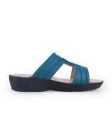 Women Comfort blue Chappal 100879