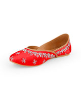 LADIES RED JUTTI 100885
