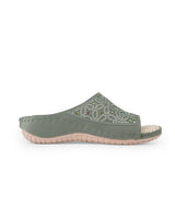 ladies comfort Green chappals 102579