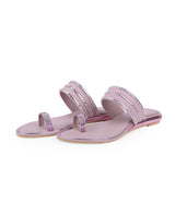 ladies party wear flat chappals 103545