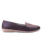 Ladies brown shoes 104454