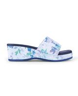 LADIES PLATFORM HEEL PRINTED CHAPPAL 104644