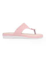 Ladies Heel pink Chappal 105851
