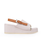 Ladies Heel Beige sandals 106877