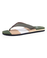men's flip flop green chappals 107463
