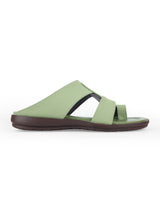 Men's green chappals 107629