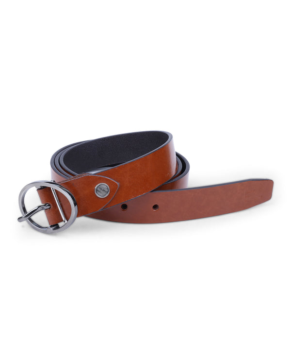 Ladies Leather Belt (Tan) 107917