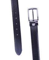 Men's Leather black Belt (Assorted Buckle Design) 108711
