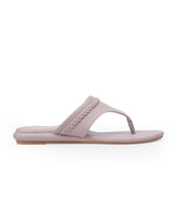 ladies flat beige chappals 11458