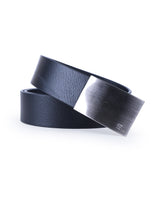 MEN'S LEATHER BLACK BELT 13813