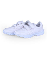 School Velcro white shoes for kid's (2 Years to 12 years) 163202