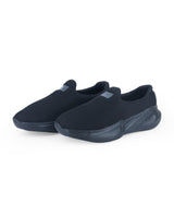 Ladies walking shoes black 163236