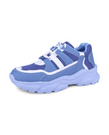 Ladies casual blue shoes 165544