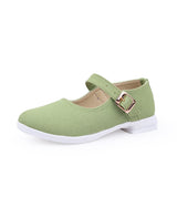girl's belly green shoes (5 TO 12 YEAR) 17537