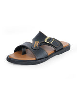 Men's brown chappals 17840