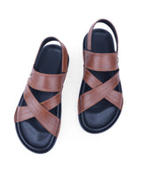 men's brown sandals 18871