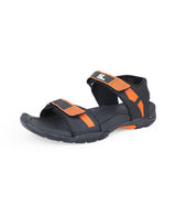 Men's black floaters 200146