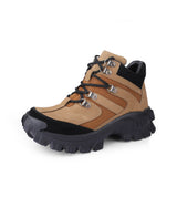 men's high ankle casual brown shoes 203248