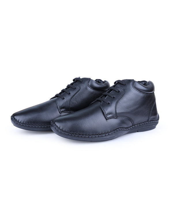 MEN LEATHER ANKLE SHOE 203319