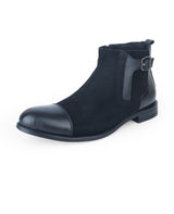 Men's premium leather formal black shoes 203396