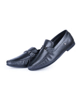 Men's premium leather loafer black Shoes 203435
