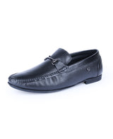 Men's premium leather loafer black Shoes 203435