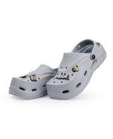 ladies gray floaters 204682