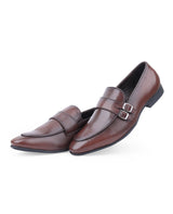 Men's premium leather formal brown shoe 204741