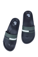 men's flip flop black chappals 206761
